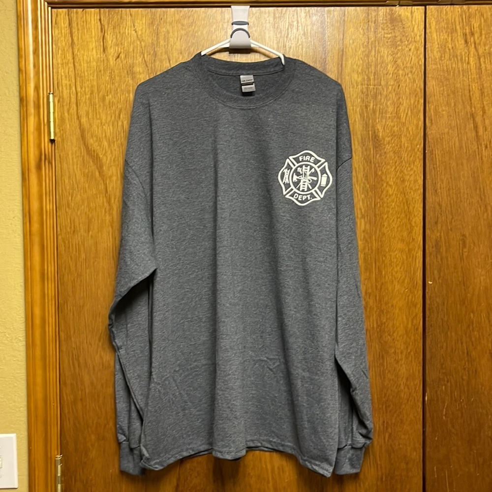 2x fire department long sleeve shirt